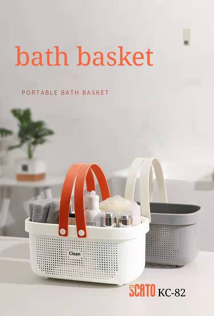 FANTASY HOUSE Portable Shower Caddy Tote Plastic Storage Basket